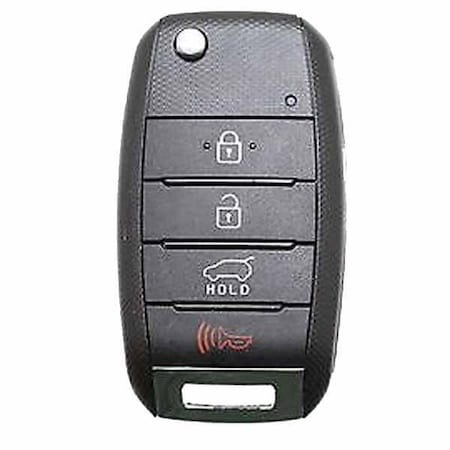 Oem RFB: 2014 - 2019 Kia Soul / Remote Flip Key / 4-Button / Hatch / Gen 2 / PN:95430-B2101 / OSLOK RFK-KIA065